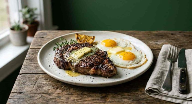 carnivore diet food list with steak eggs and butter