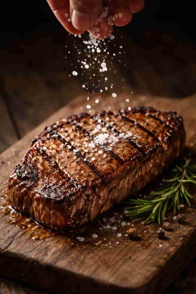 salt seasoning on steak carnivore diet