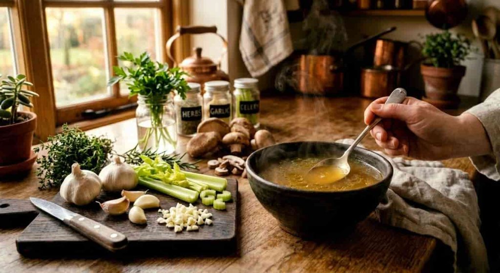 Bone broth for gut lining repair and inflammation support