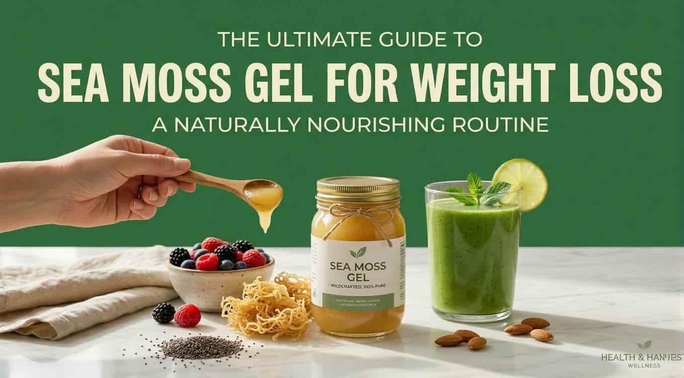 Sea moss gel and smoothie for natural weight loss support