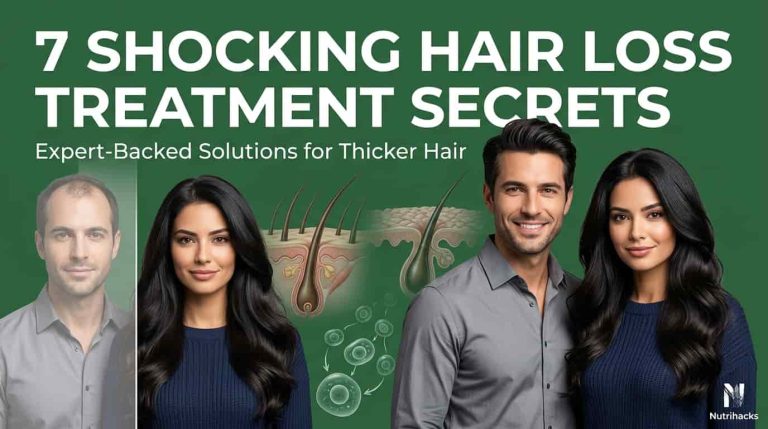 Hair loss treatment guide showing proven methods for thicker healthier hair.